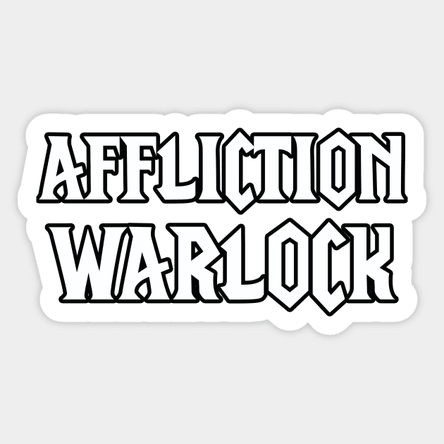 Affliction Warlock Sticker by snitts